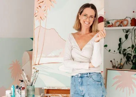 artist jen sievers on her art featuring in endota’s mother's day campaign