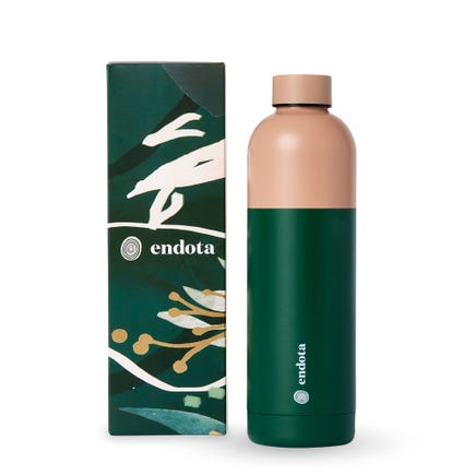 endota Christmas Gift Ideas - 750ml Insulated Drink Bottle. Cold for 24hrs, hot for 12hrs.
