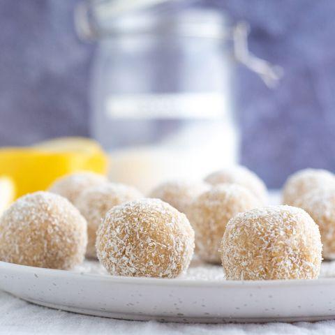 lemon and coconut bliss balls