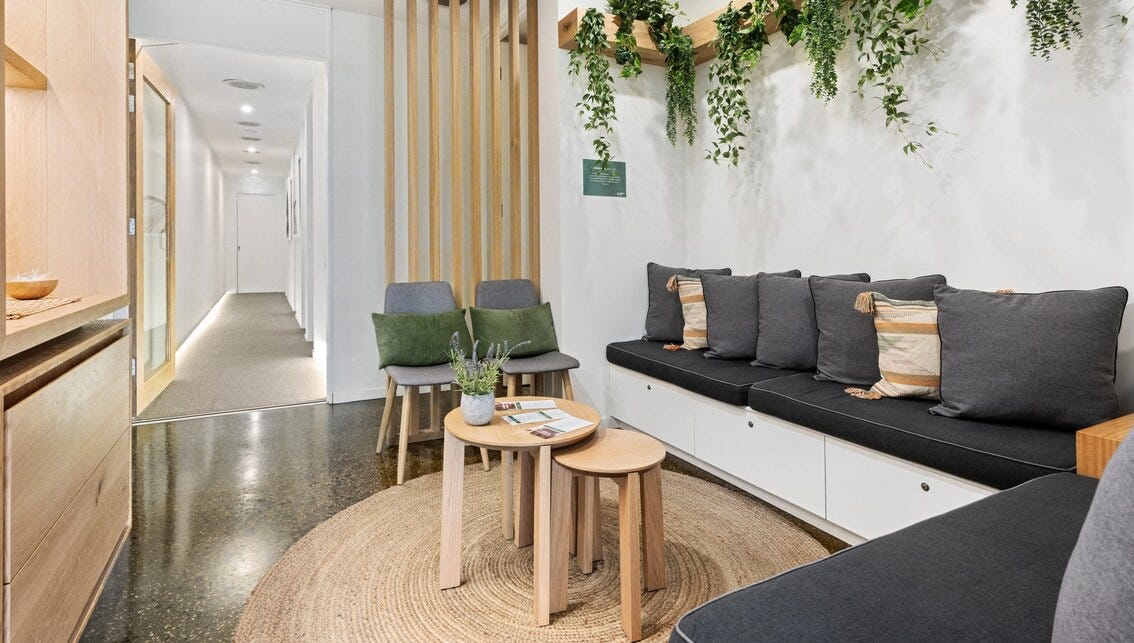 Albury Day Spa Waiting Lounge